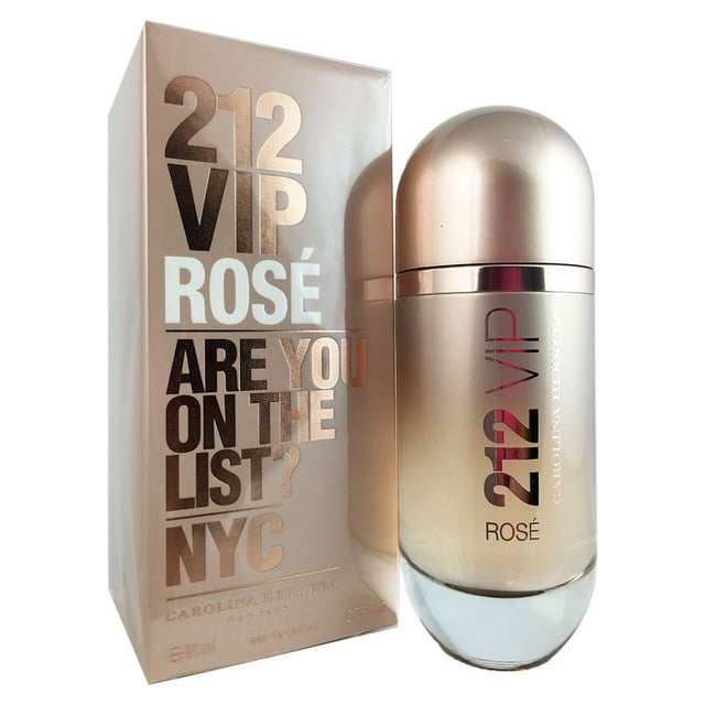 Carolina Herrera 212 VIP Rose Eau De Parfum Spray for Women 2.7 oz ...