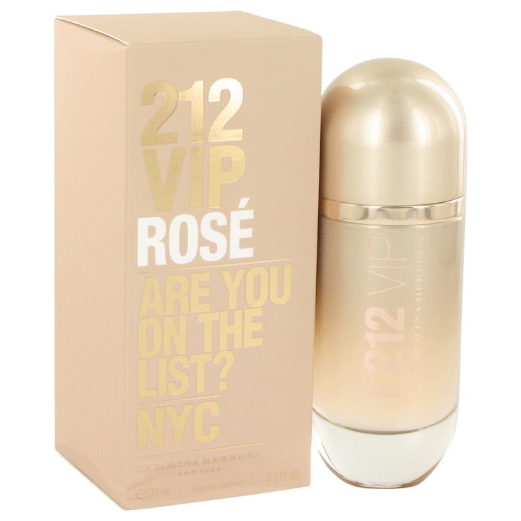 Carolina Herrera 212 VIP Rose Eau De Parfum Spray for Women 2.7 oz
