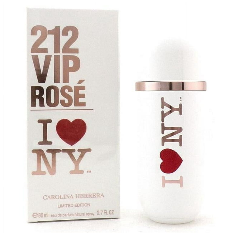 Carolina Herrera 212 VIP Rose I Love NY Limited Edition EDP 2.7 oz / 80 ml  Men Spray