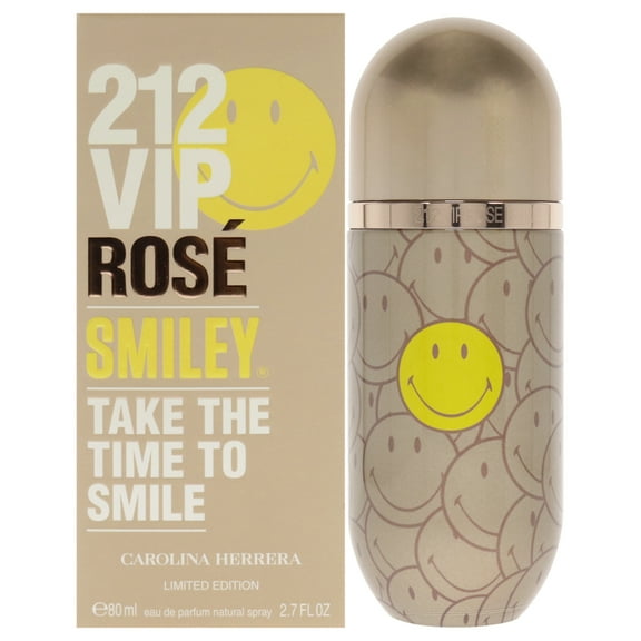 Carolina Herrera 212 VIP Rose Smiley , 2.7 oz EDP Spray