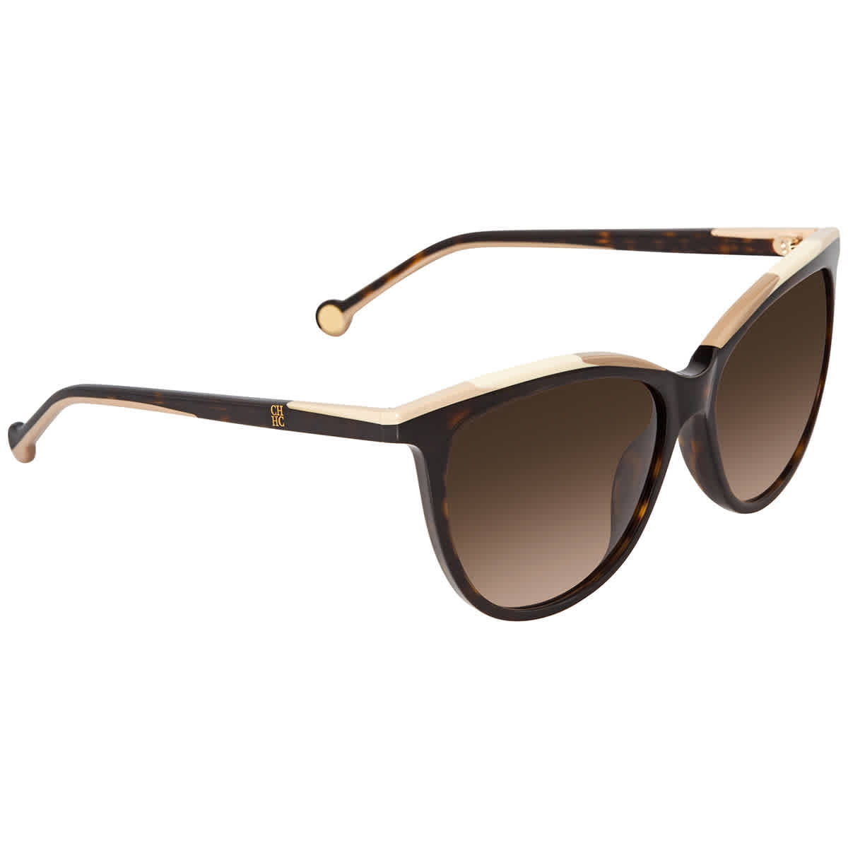 CAROLINA HERRERA
Brown Gradient Butterfly Ladies Sunglasses Carolina Herrera Embellished Acetate & Metal Butterfly  main image 4