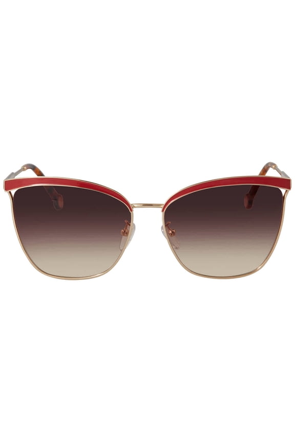 Brown Gradient Cat Eye Ladies Sunglasses SHE151 0357 59