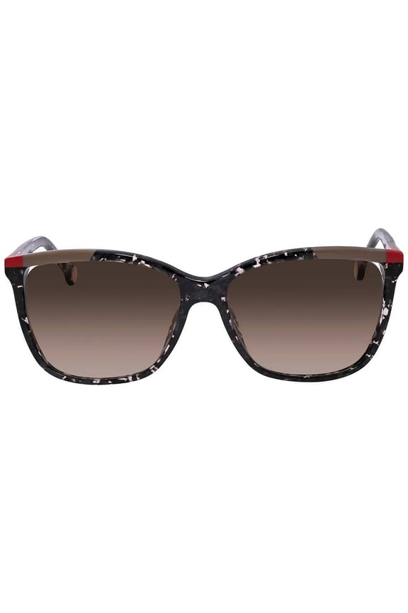 Brown Gradient Cat Eye Ladies Sunglasses SHE821 0869 56