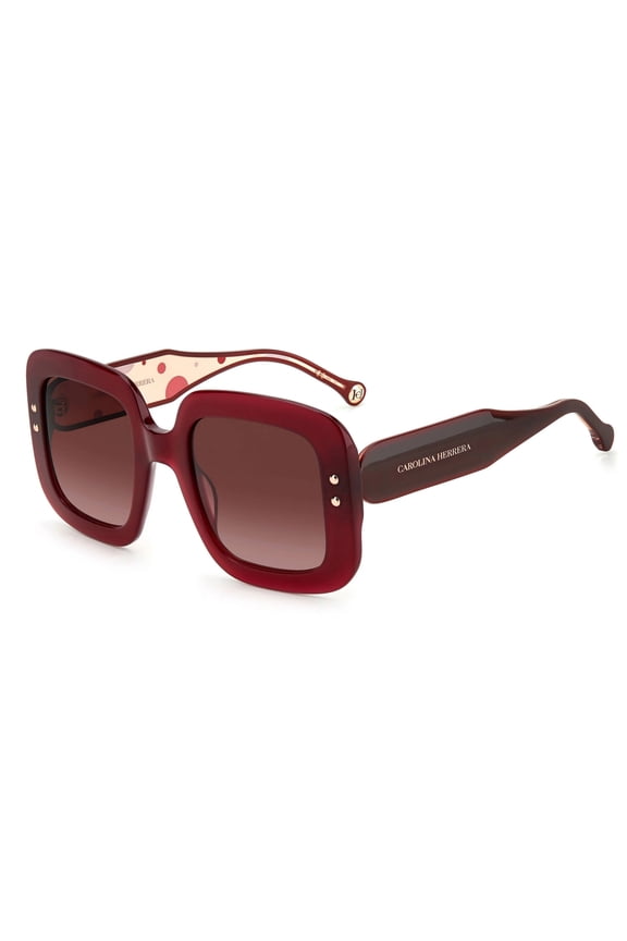 Burgundy Shaded Square Ladies Sunglasses CH 0010/S 0LHF/3X 52