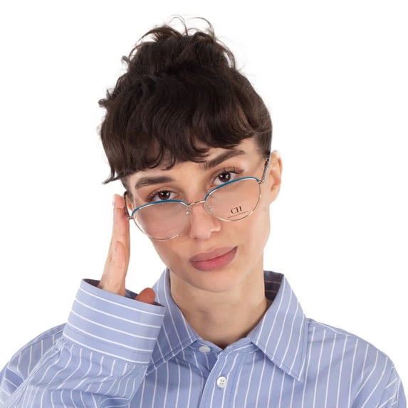 Carolina Herrera Demo Butterfly Ladies Eyeglasses VHE169 0492 53