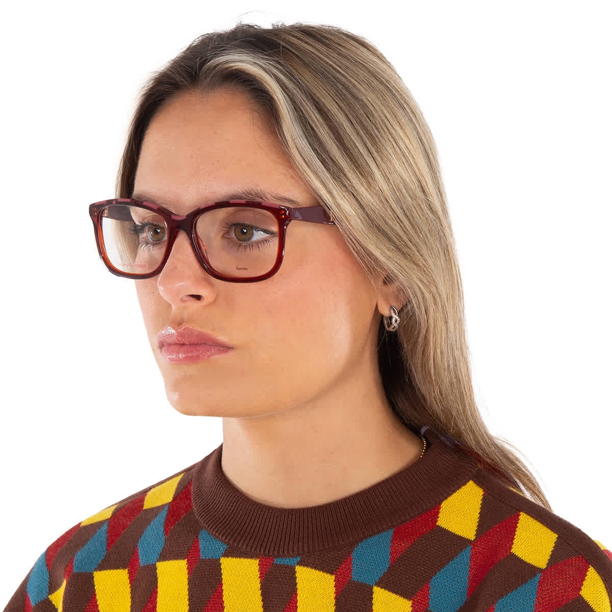 Carolina Herrera Demo Square Ladies Eyeglasses HER 0147 0C8C 