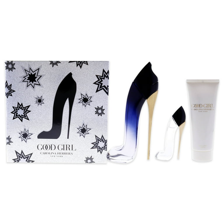 Carolina Herrera Good Girl Perfume Giftset for Women (3PC) - 1.7 oz EDP +  0.24 oz EDP + 2.5 oz Body Lotion 