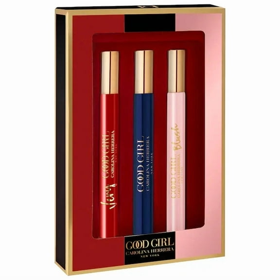 Carolina Herrera Good Girl eau de Parfum Roll-on Trio Set 0.34 oz each/10ML NIB