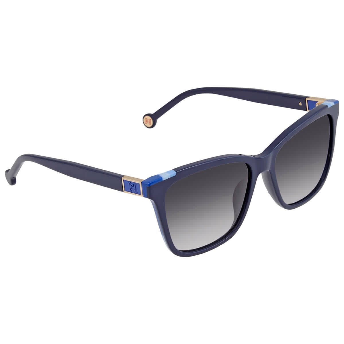 Carolina Herrera Grey Square Ladies Sunglasses SHE871V 0991 