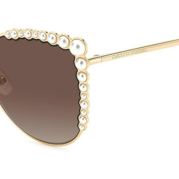Carolina Herrera HER 0076/S 0000 HA Women's Rose Gold Sunglasses