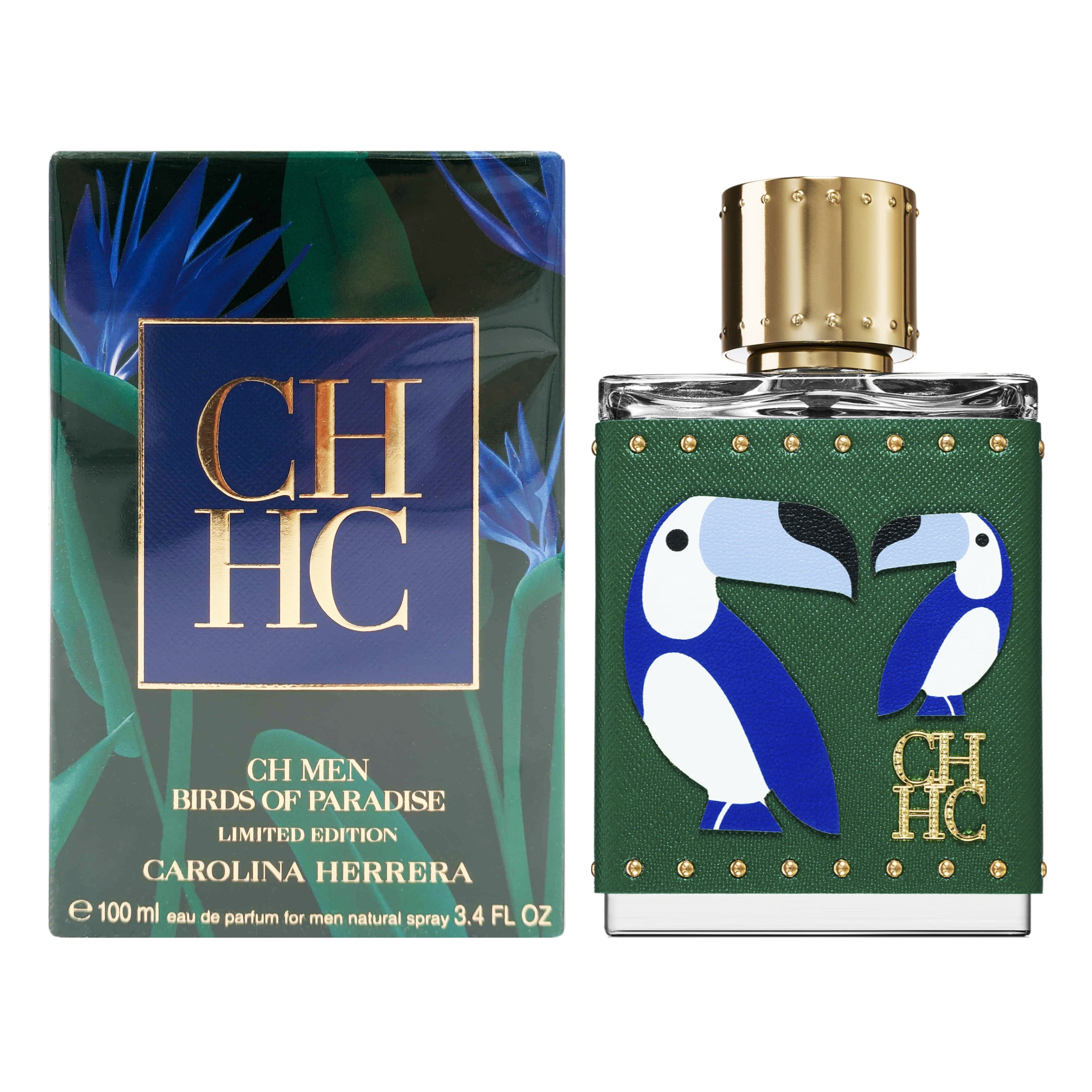 Carolina Herrera Men birds of paradise limited edition 3.4 Fl Oz