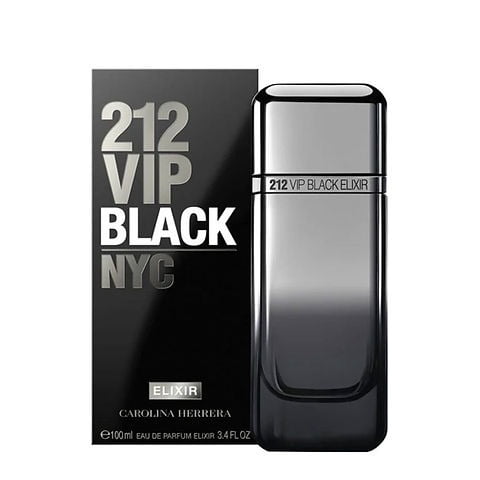 Carolina Herrera Men's 212 Vip Black Elixir EDP Spray oz