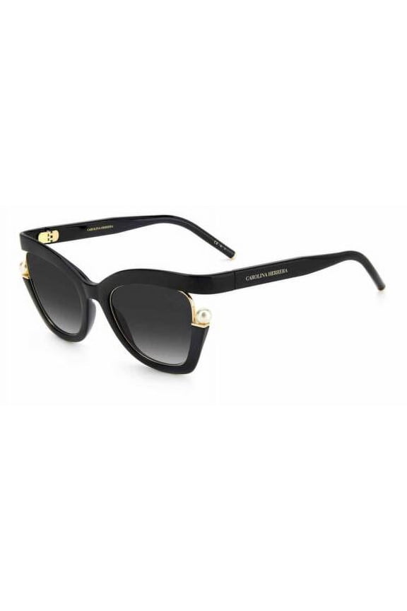 Sunglasses Women CH0002/S Cat Eye/Butterfly Black/Grey Shaded