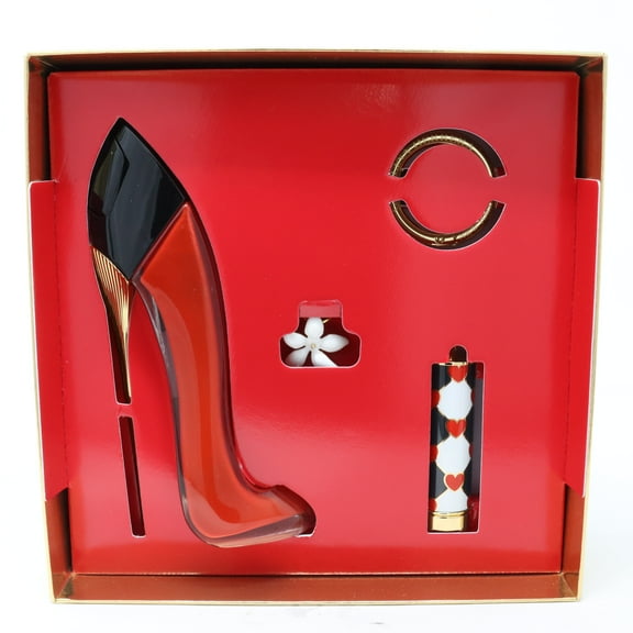 Carolina Herrera Very Good Girl 5pcs Gift Set For Women
50ml Eau De Parfum + 3.5ml Satin Lipstick + Lipstick Cap + Charm + Bangle