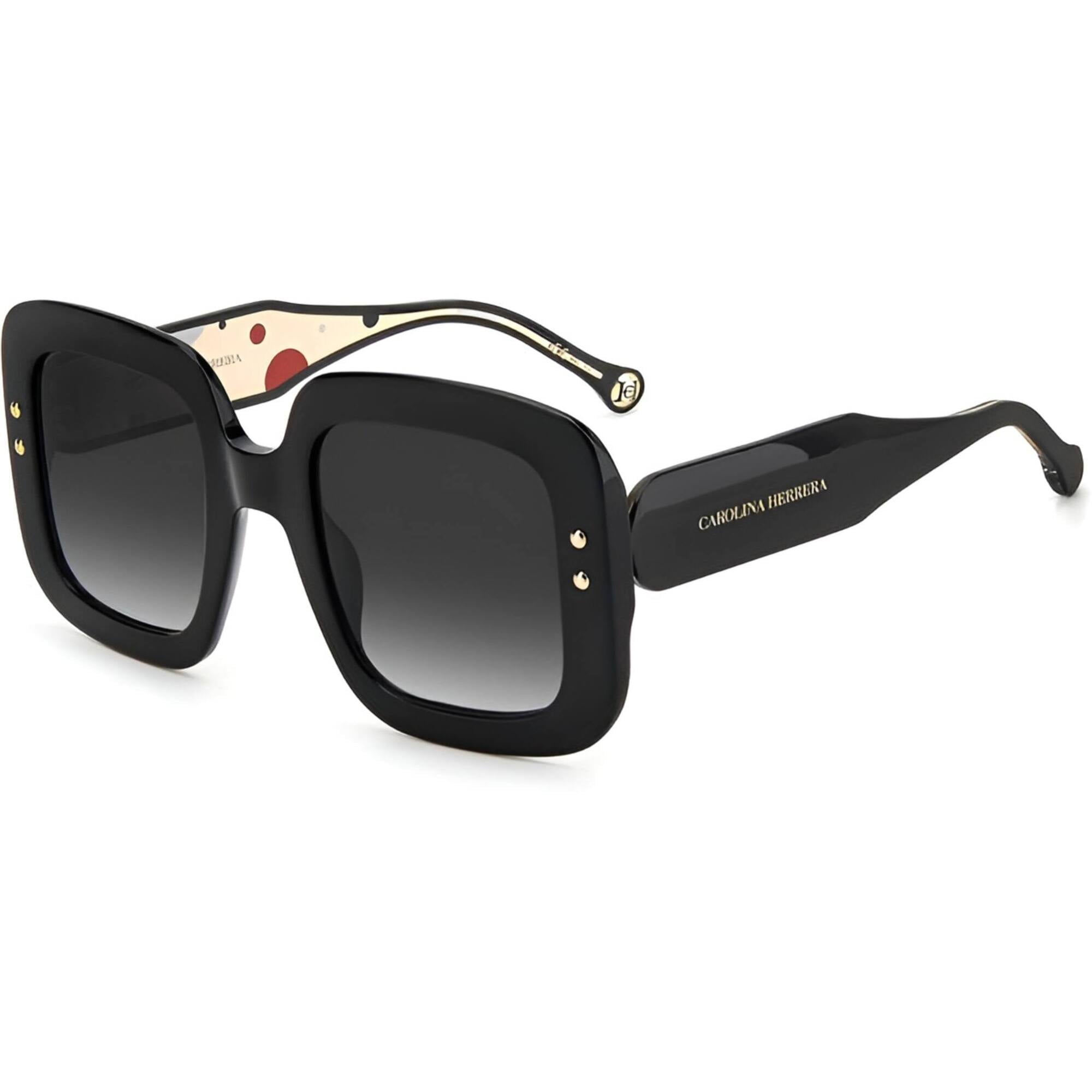 Carolina Herrera sunglasses CH 0010/S WOMAN 52/25/ 807 BLACK - Walmart.com