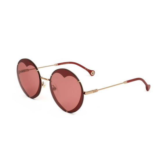 Carolina Herrera CH 0013/S Y11 Women's Sunglasses - Gold Frame, Red Lenses