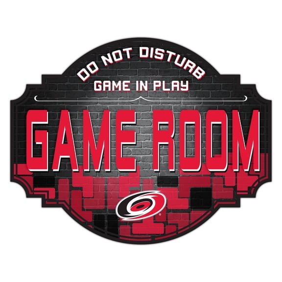 Carolina Hurricanes 12'' Game Room Tavern Sign
