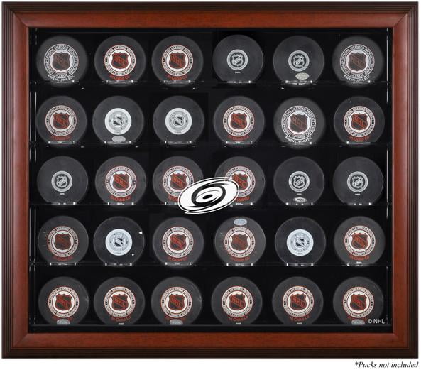 Carolina Hurricanes 30-Puck Mahogany Display Case - Walmart.com