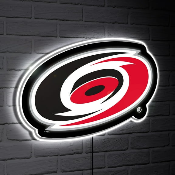 Carolina Hurricanes LED Team Logo Shaped Lighted Wall Sign