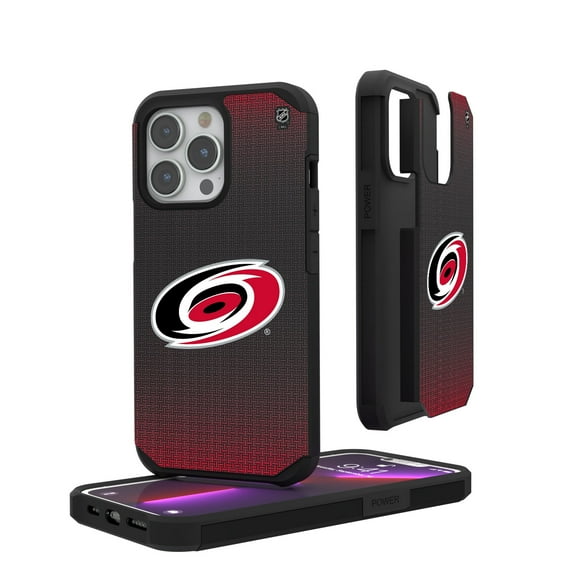 Carolina Hurricanes Linen Logo iPhone Rugged Case