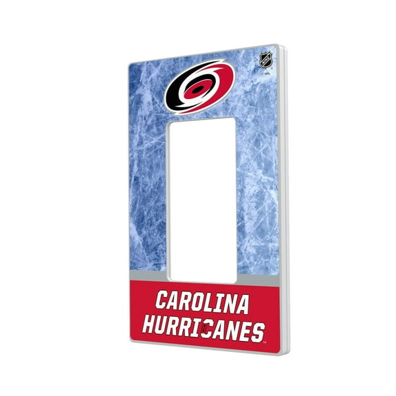 Carolina Hurricanes Wordmark Single Rocker Lightswitch Plate