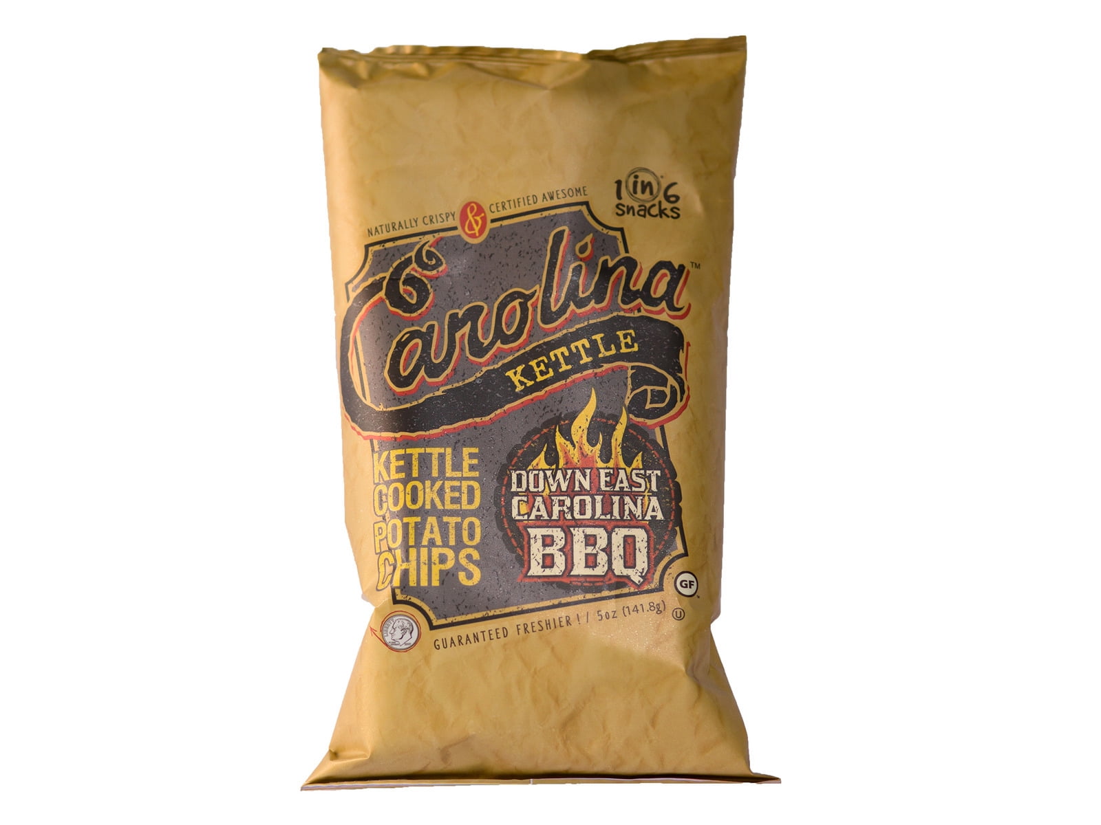 Carolina Kettle Naturally Crispy Carolina BBQ Kettle Cooked Potato