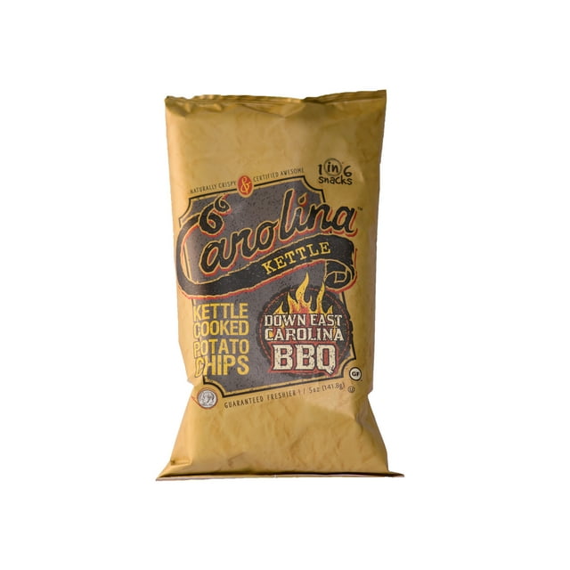 Carolina Kettle Naturally Crispy Carolina BBQ Kettle Cooked Potato