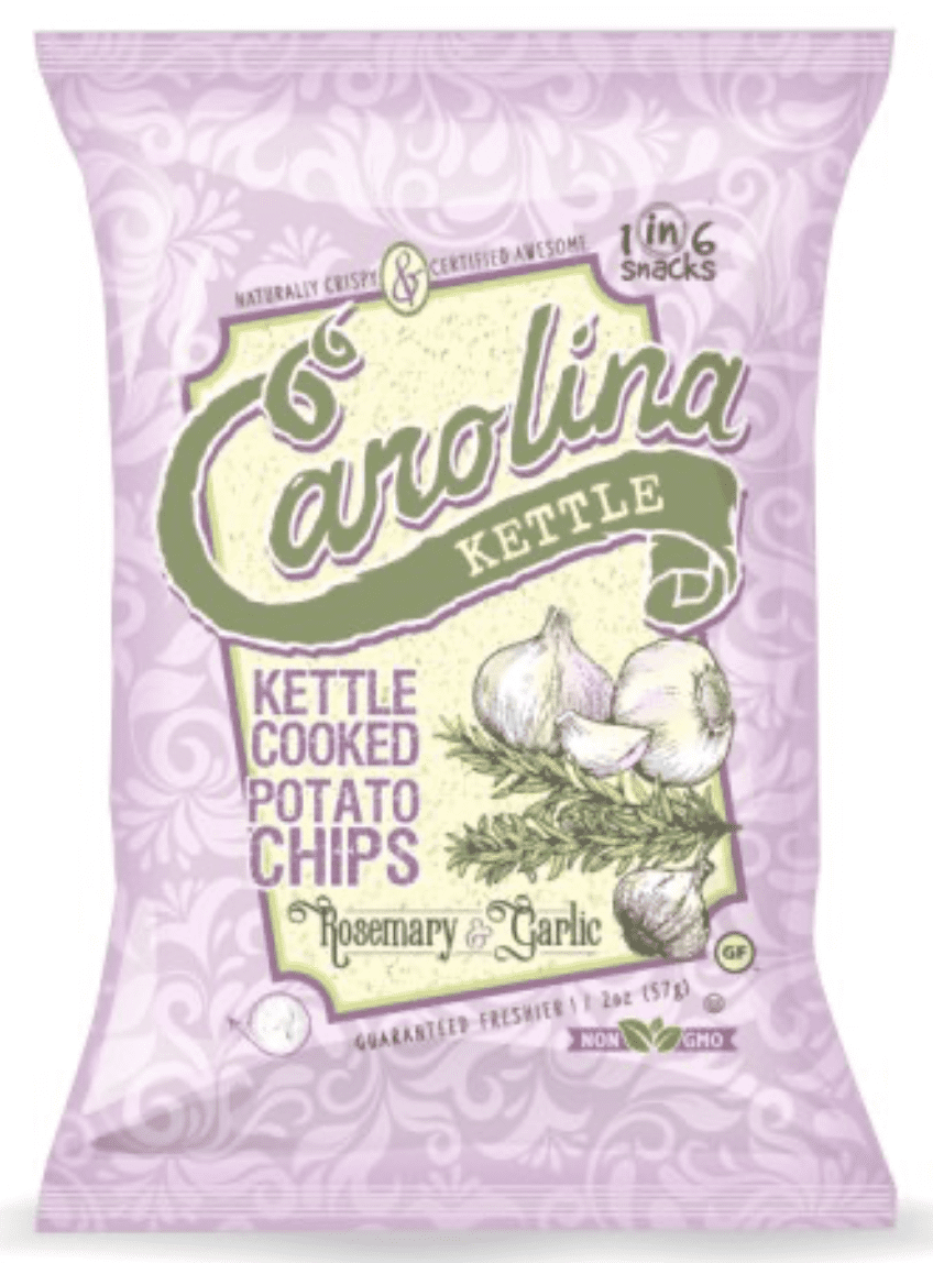 Carolina Kettle Rosemary and Garlic Chips, 5 ounce