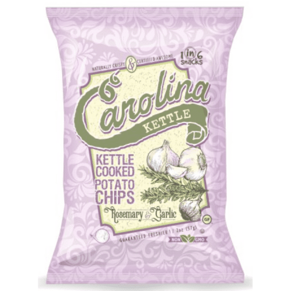 Carolina Kettle Rosemary and Garlic Chips, 5 ounce