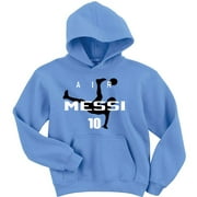 Carolina Lionel Messi Argentina Air Messi Youth Large Hooded Sweatshirt