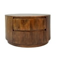 thumbnail image 1 of Christa 2-Drawer 30" Round Coffee Table - Chestnut, 1 of 6