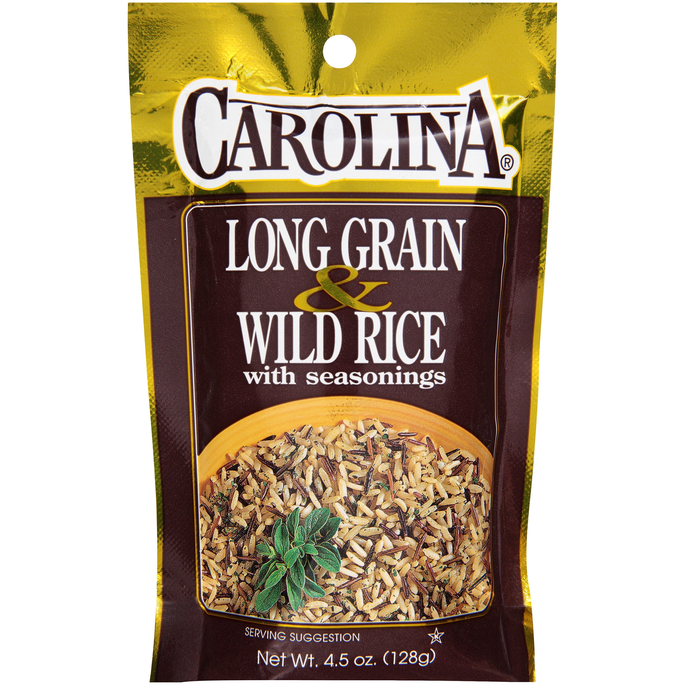 Carolina Long Grain & Wild Rice, Packaged Meal, 4.5 oz Bag