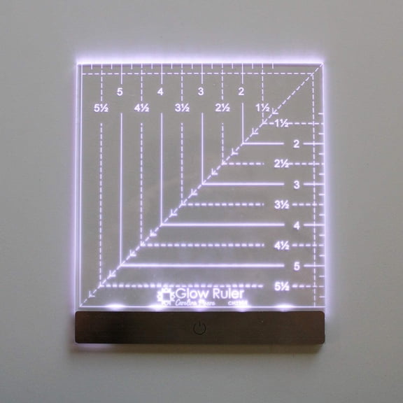 Carolina Moore Glow Ruler 6in Square Left Handed