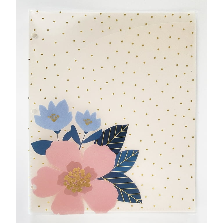 Panache Glossy 3-Hole Punched 6-Pocket Folder, 11 x 8.5, Assorted Panache Glossy 3-Hole Punched 6-Pocket Folder, 11 x 8.5, Assorted