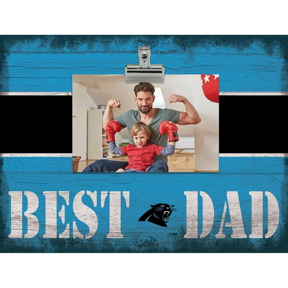 Carolina Panthers 10'' x 10'' Best Dad Clip Frame