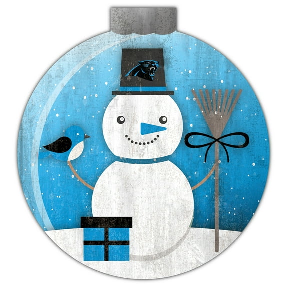 Carolina Panthers 12'' Snow Globe Wall Art