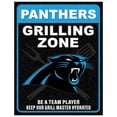 thumbnail image 1 of Carolina Panthers 13" x 20" Grill Zone Metal Sign, 1 of 1