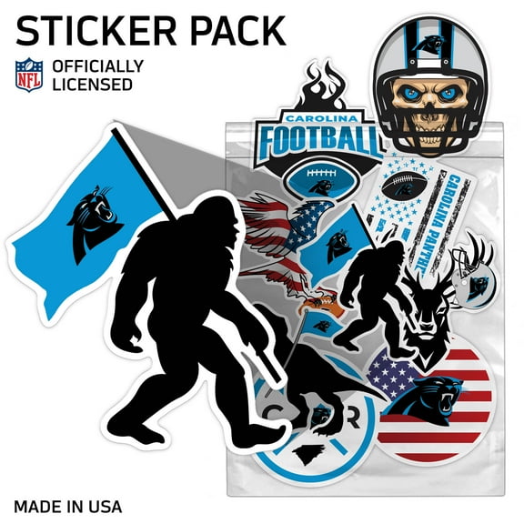 Carolina Panthers Assorted Sticker Pack