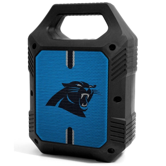 SOAR NFL ShockBox XL LED Wireless Bluetooth Speaker-Carolina Panthers