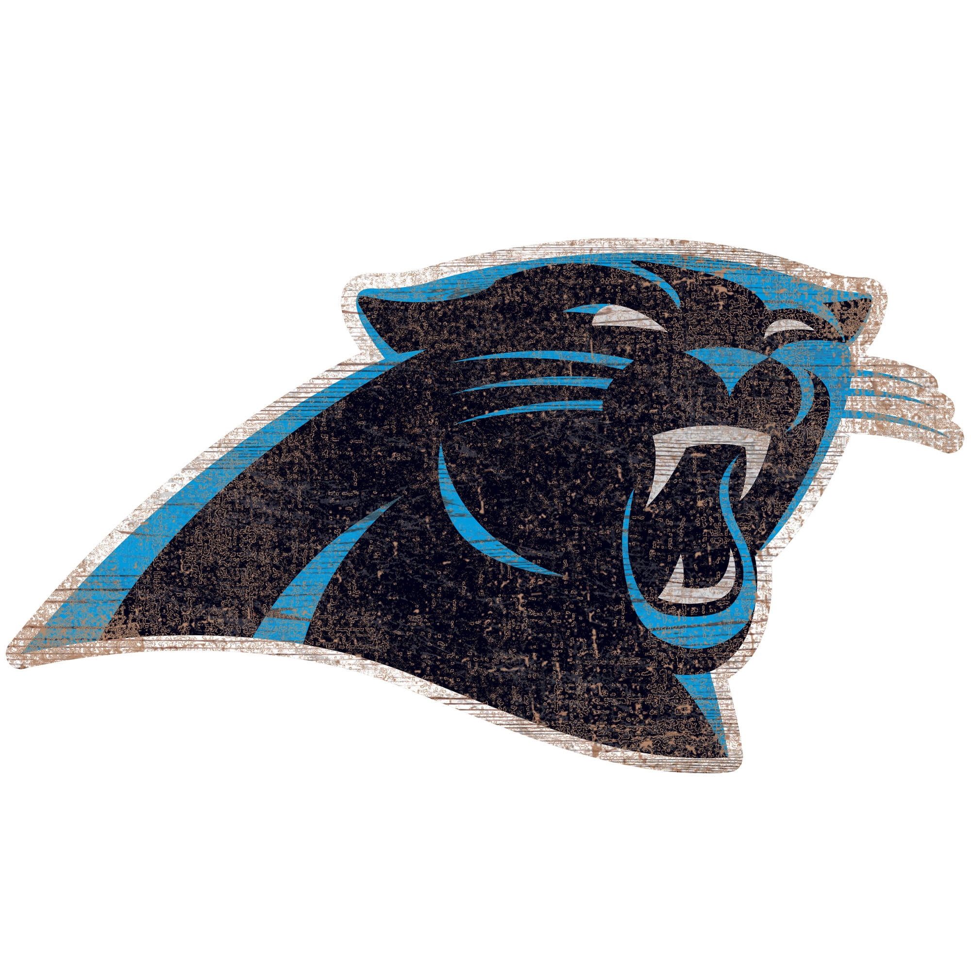 NFL Indoor Jacksonville Jaguars Distressed Logo Cutout Wood Sign