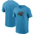 Mens Nike Blue Carolina Panthers Primary Logo T Shirt