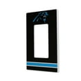thumbnail image 1 of Carolina Panthers Stripe Single Rocker Light Switch Plate, 1 of 4