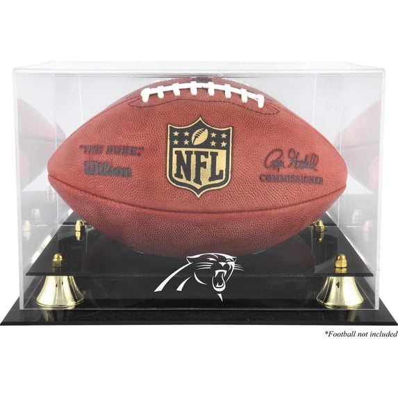Carolina Panthers Team Logo Football Display Case