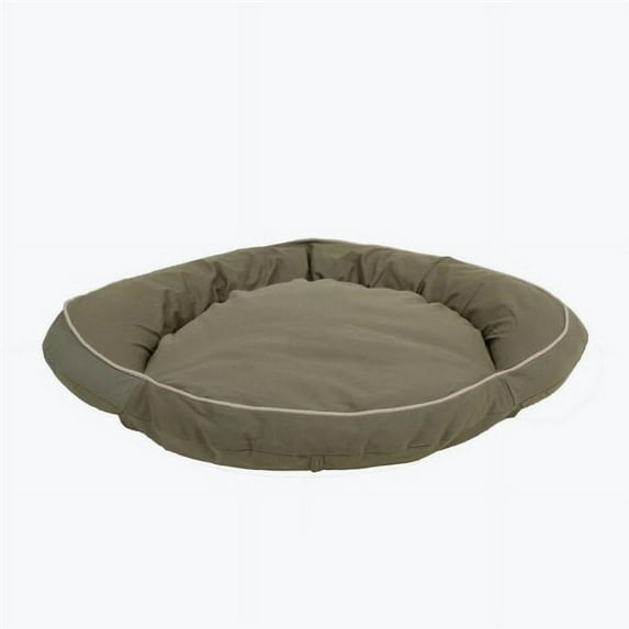 Carolina Pet Sage/Khaki Canvas Bolster Bed SM