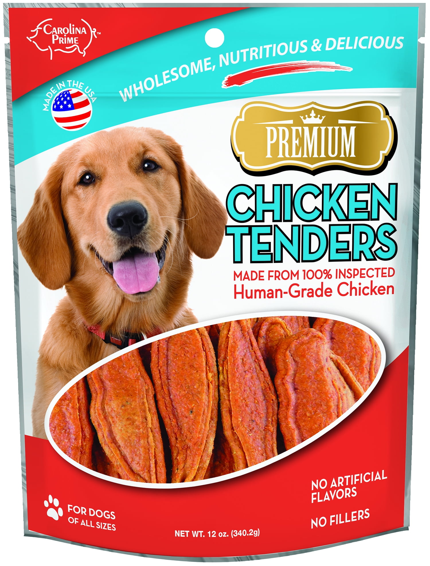 Carolina Prime Chicken Tenders Dog Treats, 12 oz