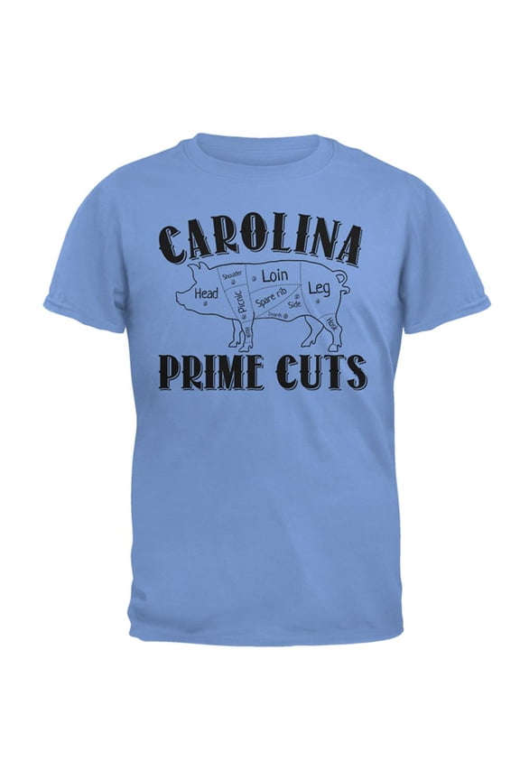 Carolina Prime Cuts Mens T Shirt Carolina Blue LG