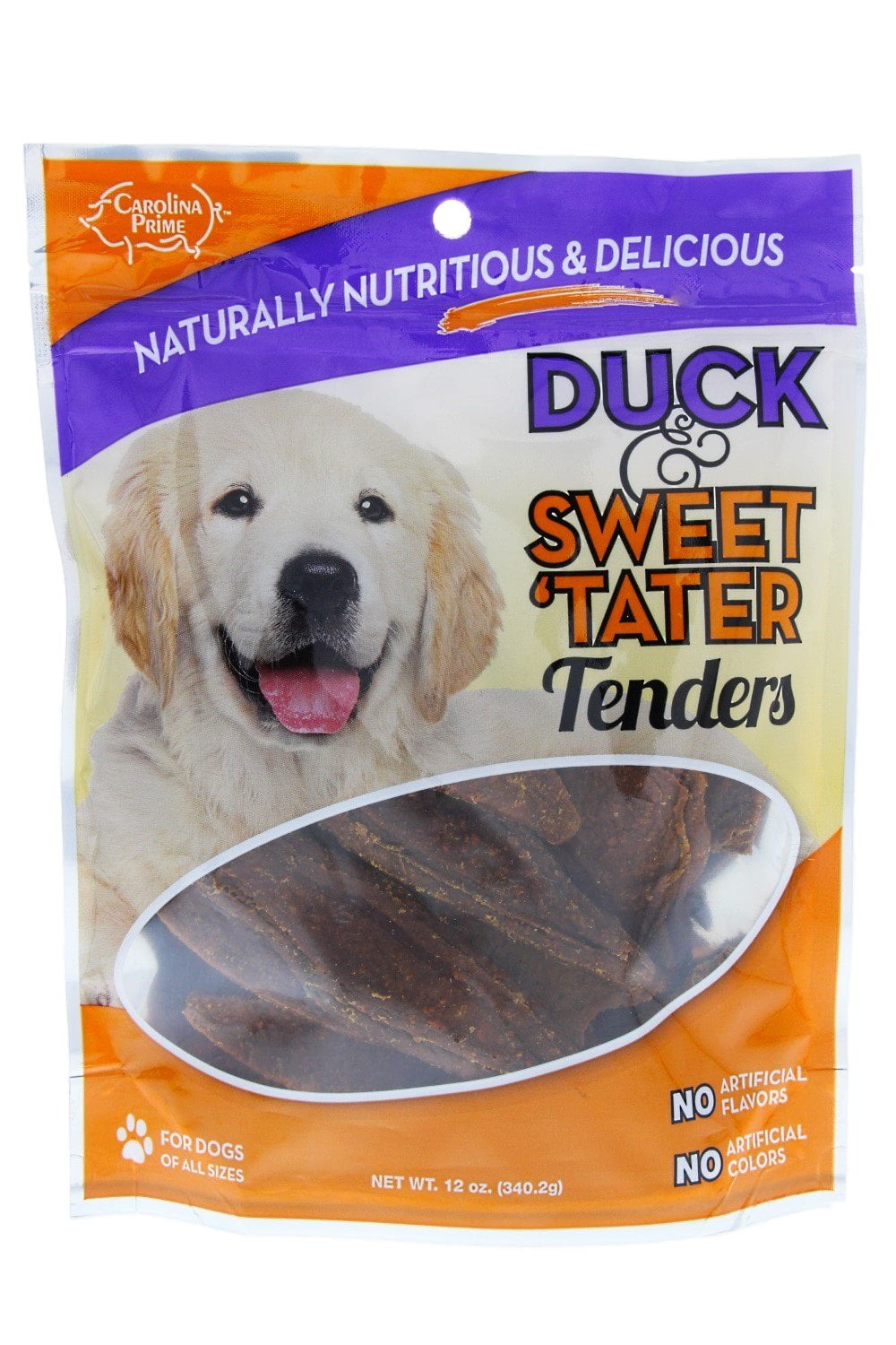 Carolina Prime Duck and Sweet ‘Tater Tenders Dog Treats, 12 oz