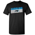 thumbnail image 1 of Carolina Retro Repeat - Sports Team City Pride Tailgating T Shirt - X-Large - Black, 1 of 6