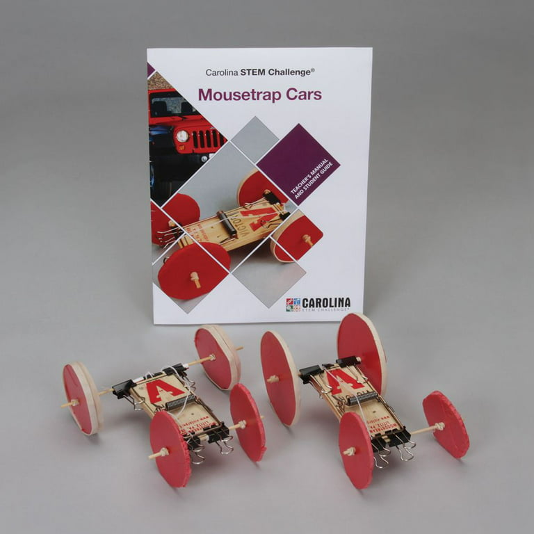 Carolina Stem Challenge®: Mousetrap Cars Kit, Matrials For 10 Design Teams
