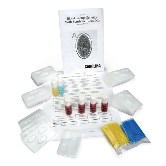 Carolina Synthetic Blood Group Genetics Kit
